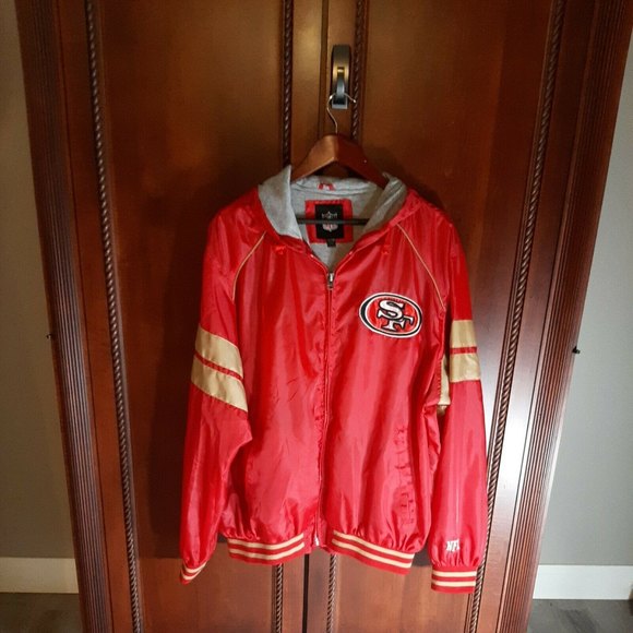 NFL Other - NFL San Francisco 49er's Men's Size XXL Jacket w/ Hoodie Full-Zip Fleece Lining.